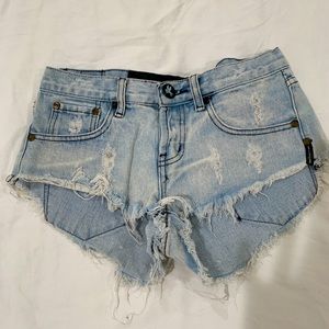 One teaspoon cutoff shorts size 23